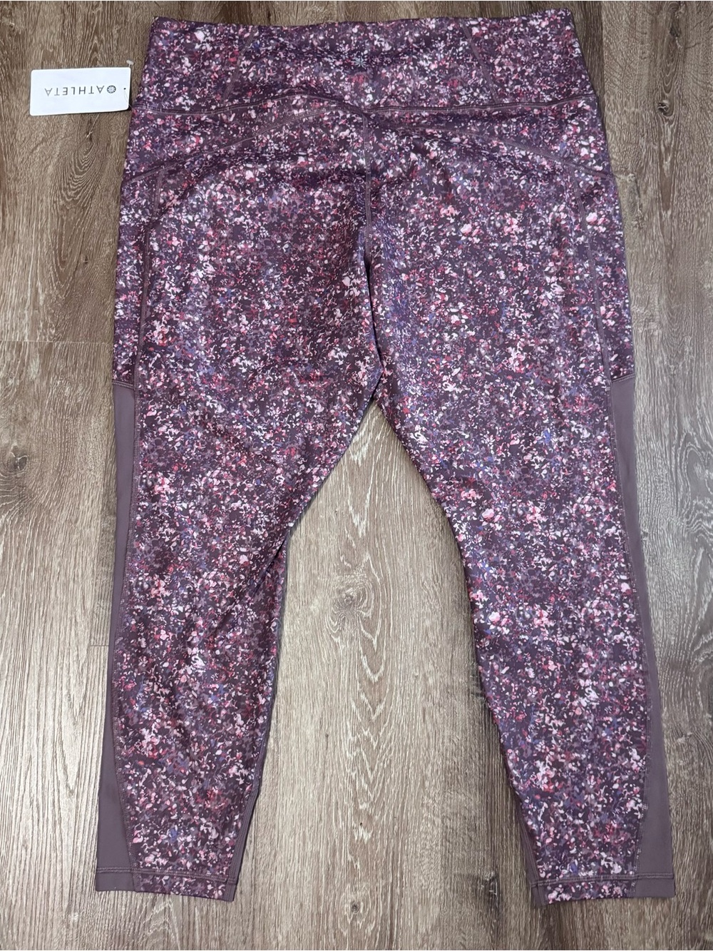 Athleta Rainier Printed Mesh Tights - Picture 7 of 11